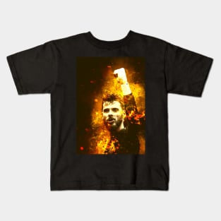 De gea fire effect Kids T-Shirt